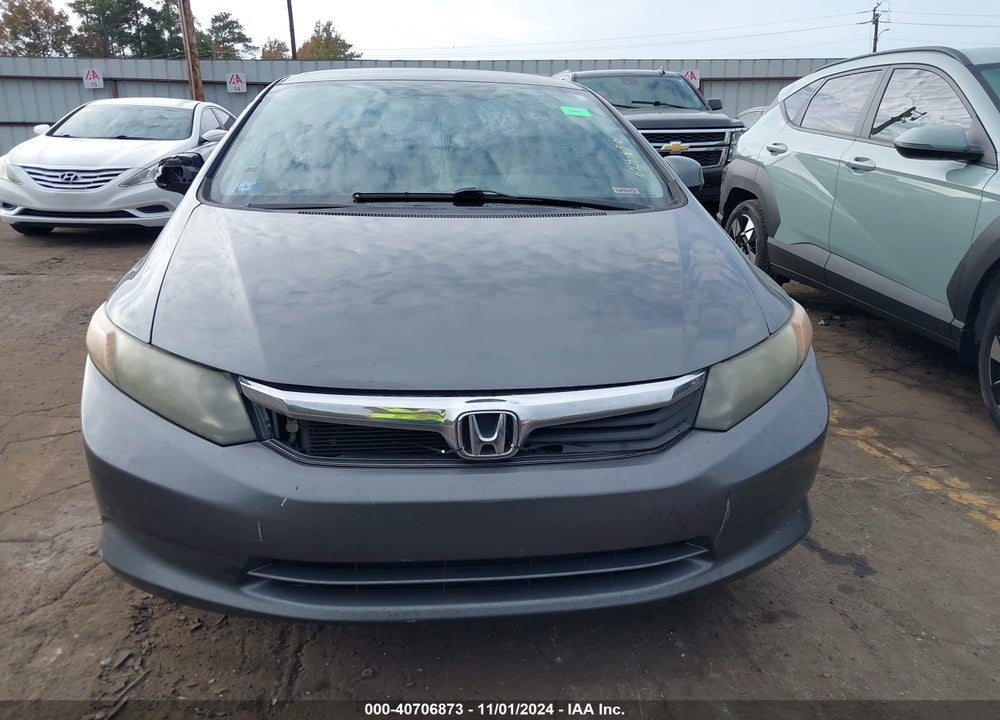 2012 HONDA CIVIC SDN LX VIN: 19XFB2F52CE024850
