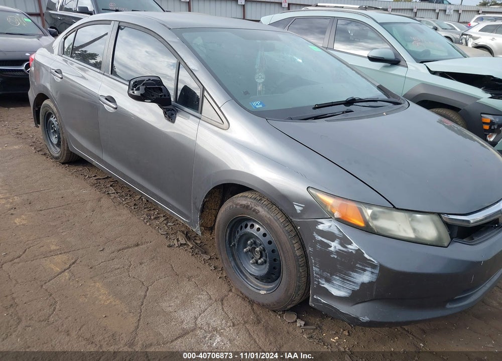 2012 HONDA CIVIC SDN LX VIN: 19XFB2F52CE024850