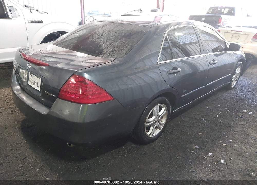 2007 HONDA ACCORD 2.4 SE VIN: 1HGCM56367A205196