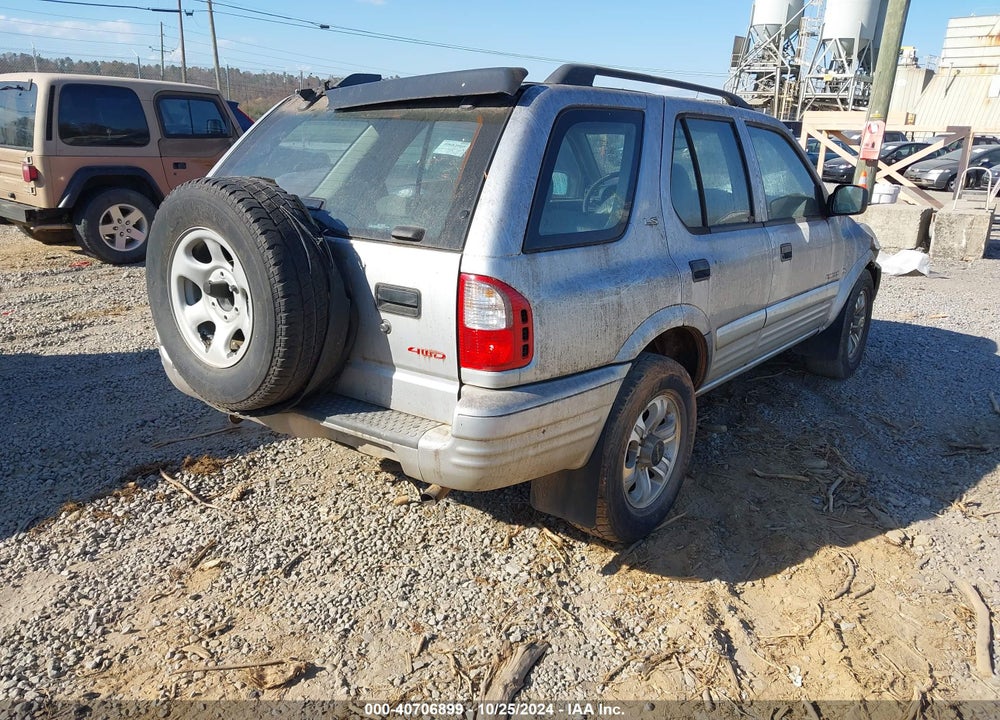 2000 ISUZU RODEO VIN: 4S2DM58W1Y4319749