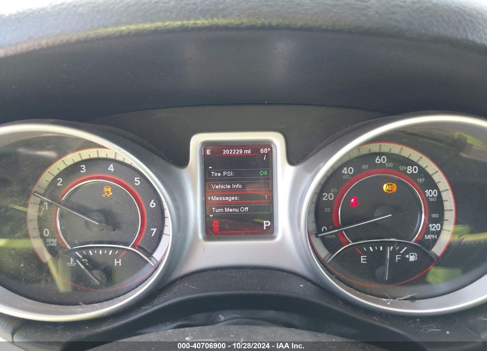 2012 DODGE JOURNEY CREW VIN: 3C4PDDDG4CT297654