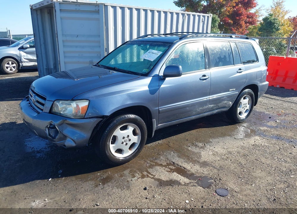 2007 TOYOTA HIGHLANDER LIMITED V6 VIN: JTEEP21A870229665