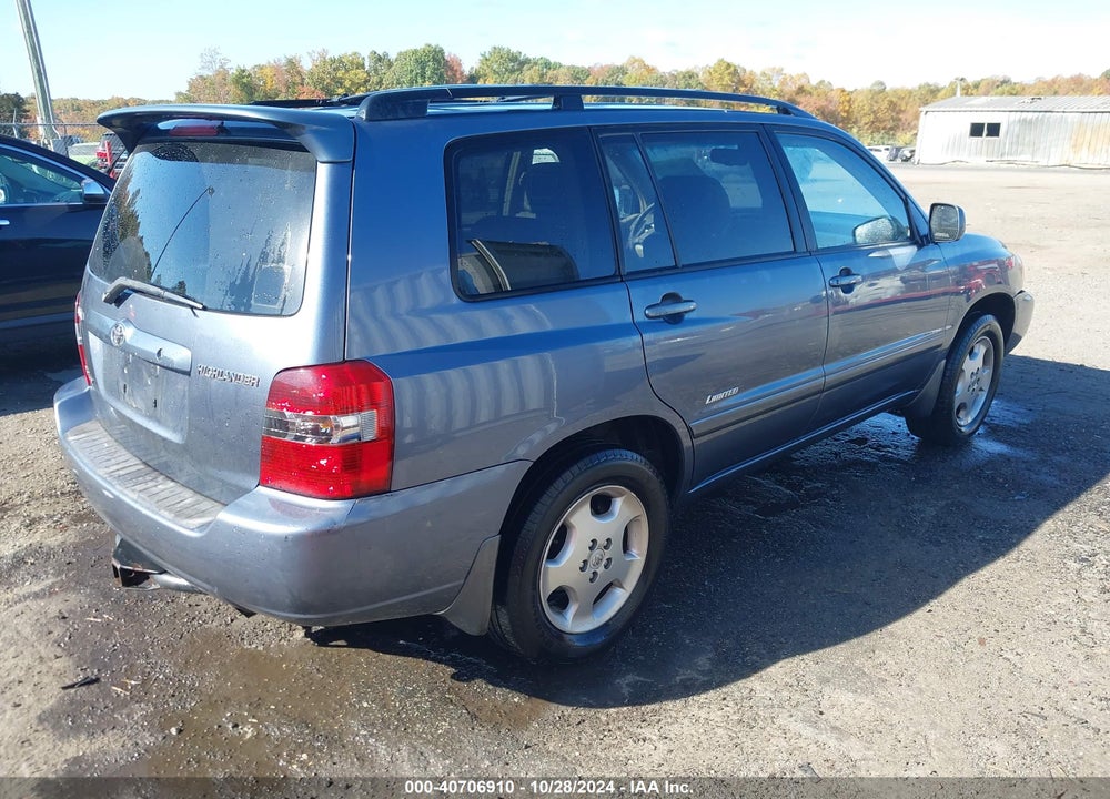 2007 TOYOTA HIGHLANDER LIMITED V6 VIN: JTEEP21A870229665