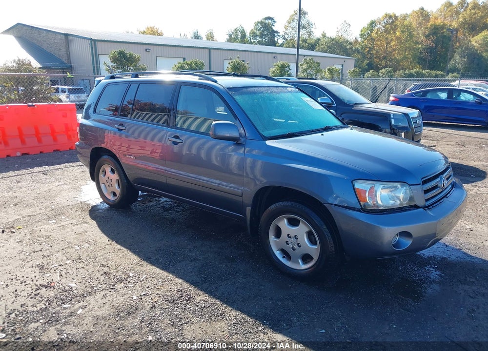 2007 TOYOTA HIGHLANDER LIMITED V6 VIN: JTEEP21A870229665