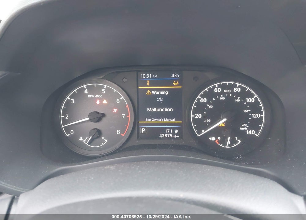 2021 NISSAN ALTIMA S VIN: 1N4BL4BVXMN401909