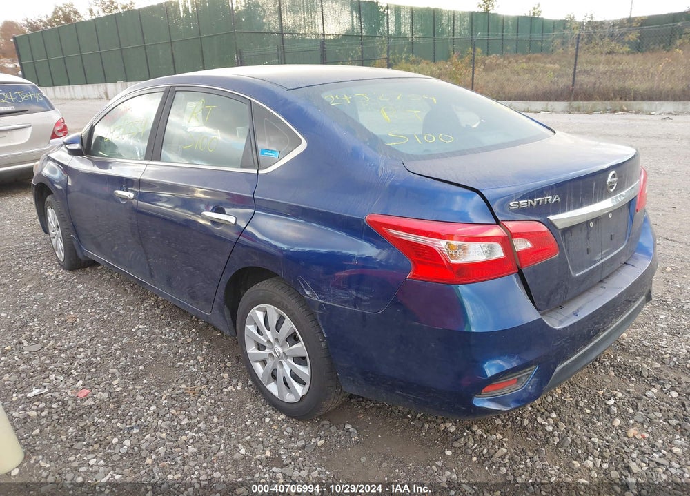 2016 NISSAN SENTRA S VIN: 3N1AB7AP6GY268587