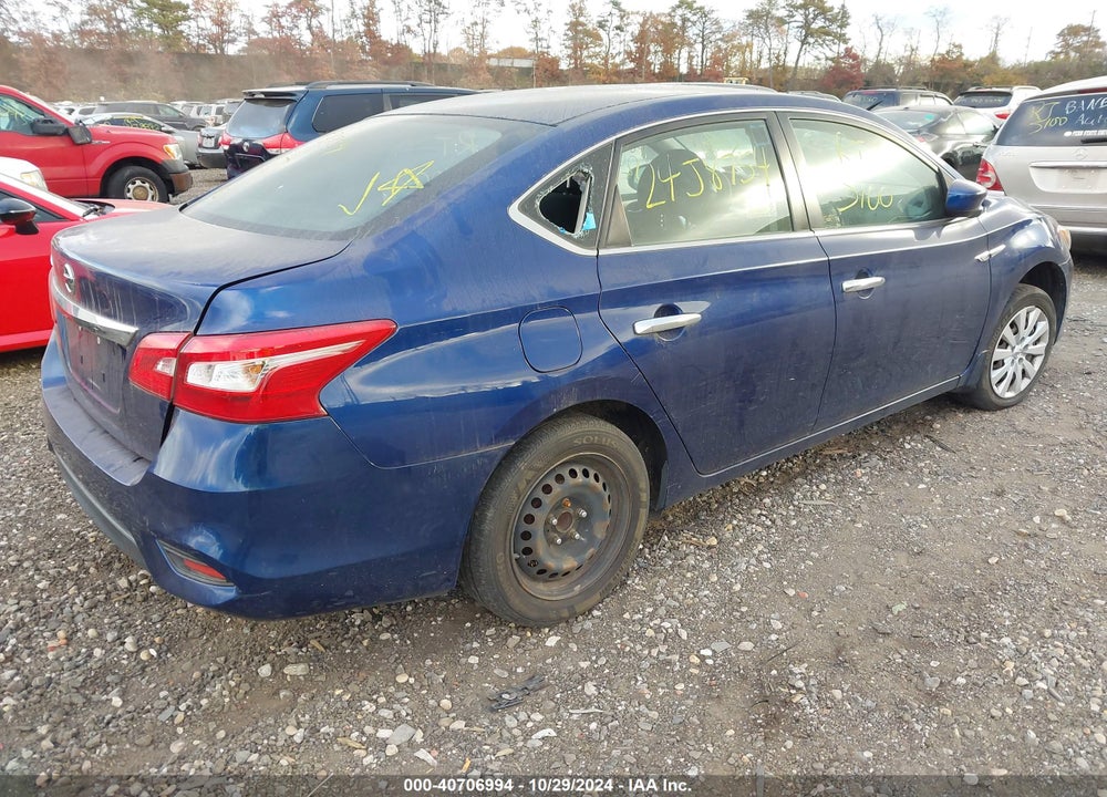 2016 NISSAN SENTRA S VIN: 3N1AB7AP6GY268587