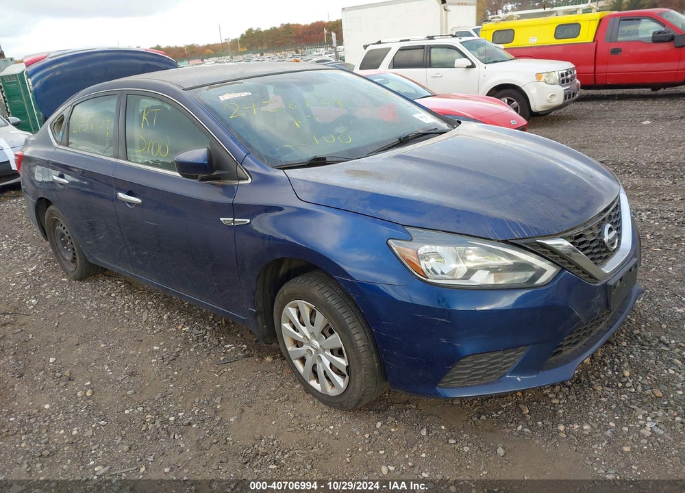 2016 NISSAN SENTRA S VIN: 3N1AB7AP6GY268587