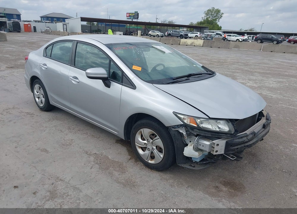 2014 HONDA CIVIC LX VIN: 19XFB2F54EE024142