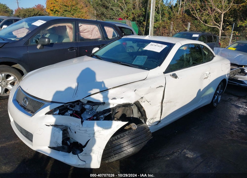 2010 LEXUS IS 350C VIN: JTHFE2C25A2504536