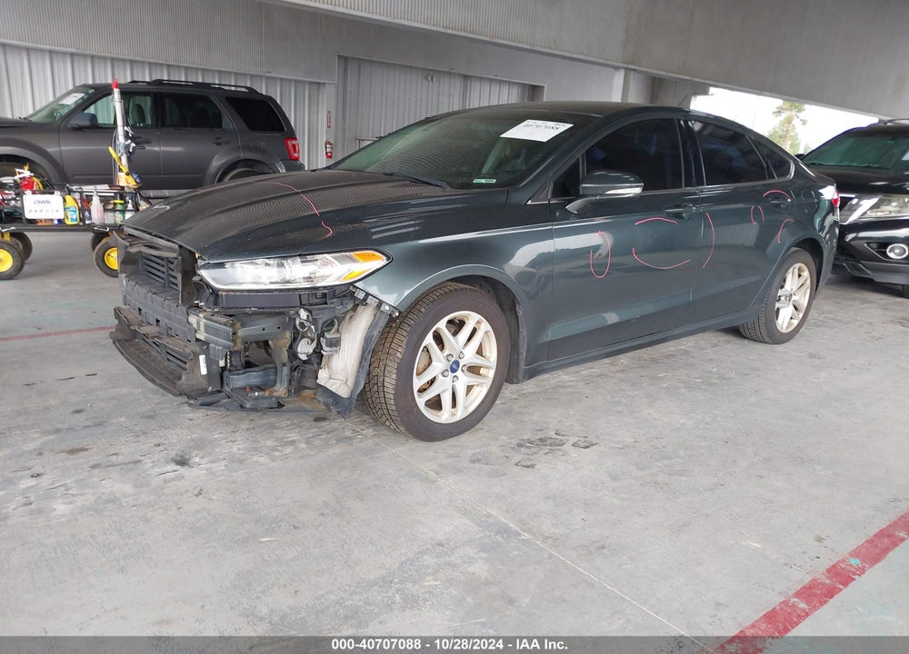 2016 FORD FUSION SE VIN: 3FA6P0H75GR162634