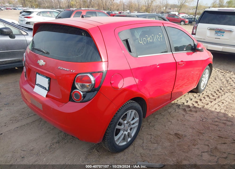 2012 CHEVROLET SONIC 2LT VIN: 1G1JC6SH6C4118450