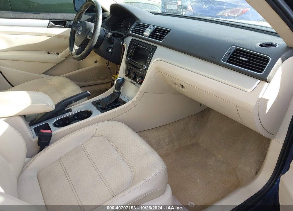 2013 VOLKSWAGEN PASSAT 2.0L TDI SE VIN: 1VWBN7A3XDC053057
