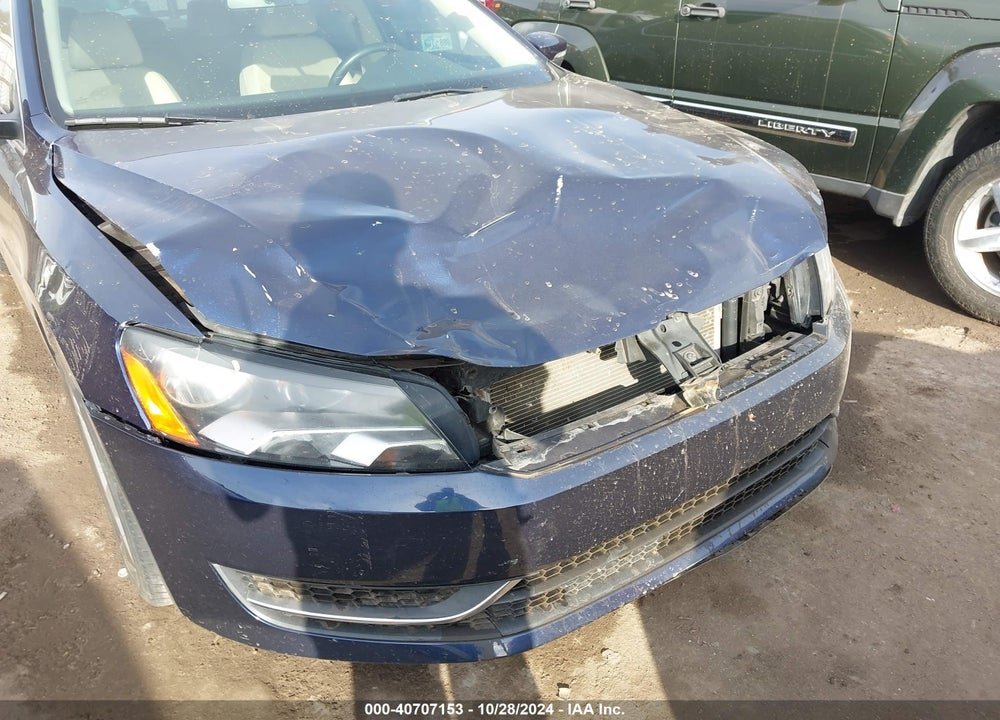 2013 VOLKSWAGEN PASSAT 2.0L TDI SE VIN: 1VWBN7A3XDC053057