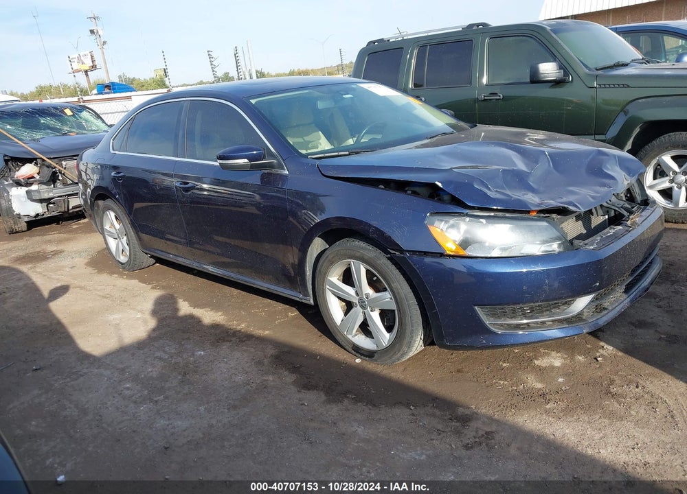 2013 VOLKSWAGEN PASSAT 2.0L TDI SE VIN: 1VWBN7A3XDC053057