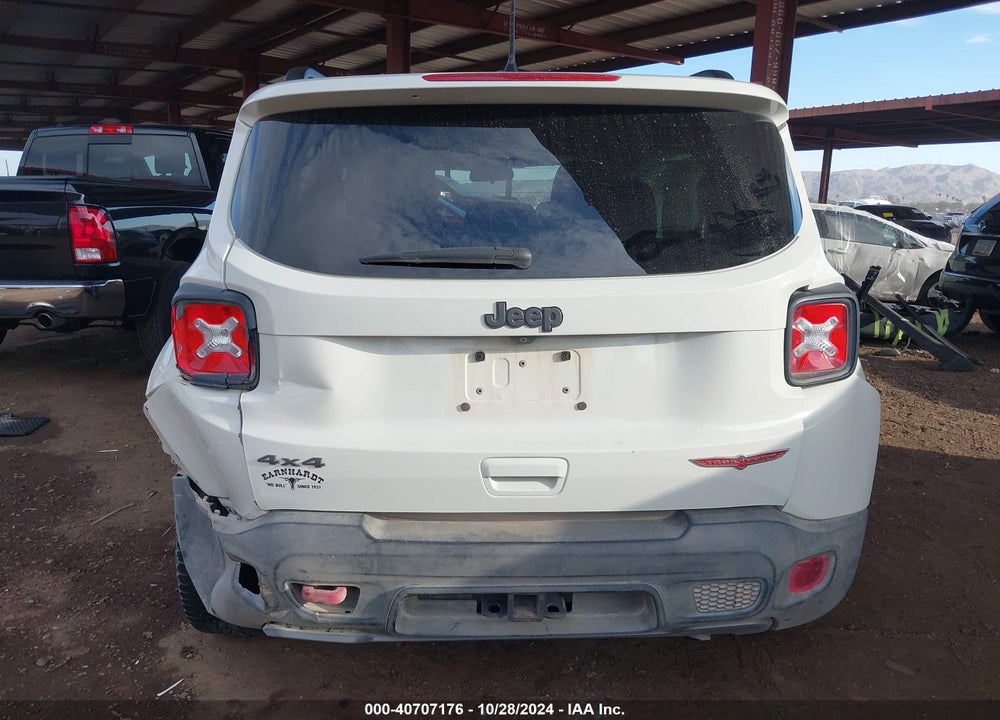 2019 JEEP RENEGADE TRAILHAWK 4X4 VIN: ZACNJBC14KPK10016