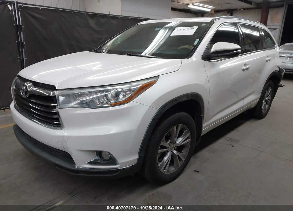 2015 TOYOTA HIGHLANDER XLE V6 VIN: 5TDKKRFH8FS072297