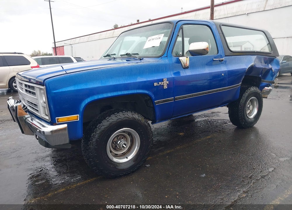 1988 CHEVROLET BLAZER V10 VIN: 1GNEV18K7JF150275