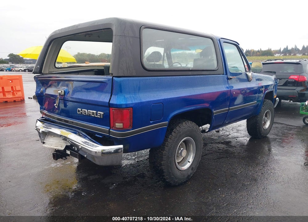 1988 CHEVROLET BLAZER V10 VIN: 1GNEV18K7JF150275