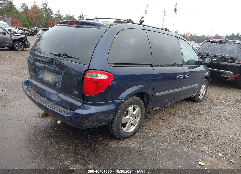 2006 DODGE CARAVAN SXT VIN: 1D4GP45R36B502123
