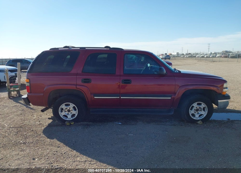 2004 CHEVROLET TAHOE LS VIN: 1GNEK13Z14R211572