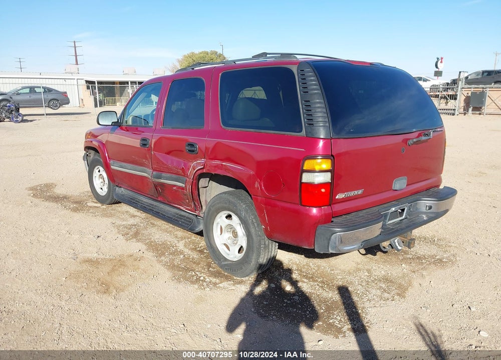 2004 CHEVROLET TAHOE LS VIN: 1GNEK13Z14R211572