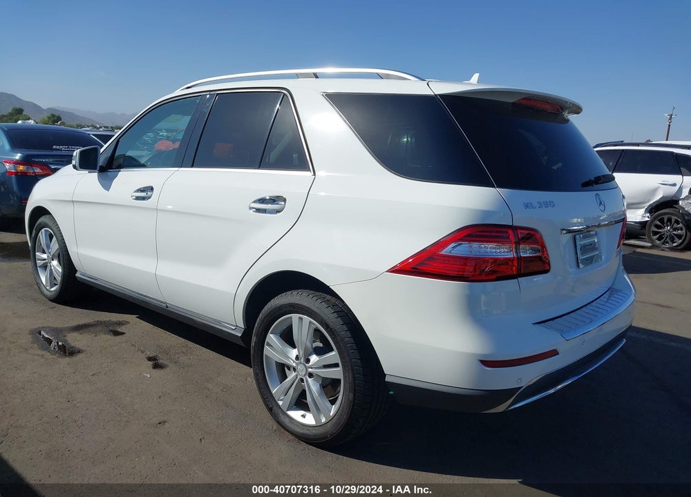 2014 MERCEDES-BENZ ML 350 4MATIC VIN: 4JGDA5HB0EA357953