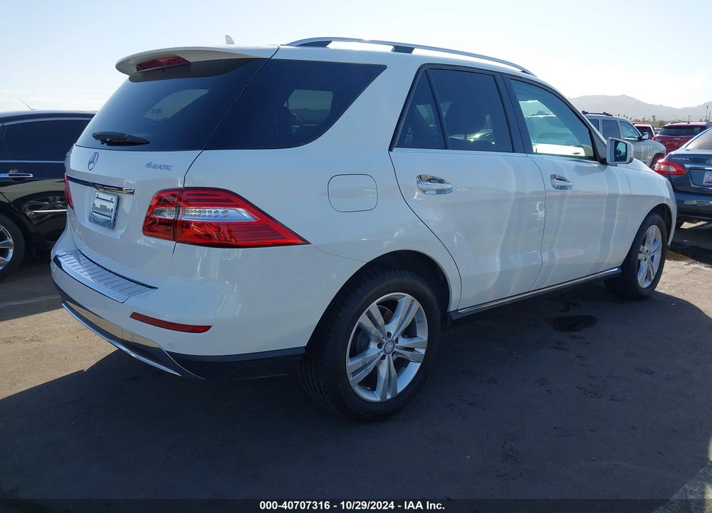 2014 MERCEDES-BENZ ML 350 4MATIC VIN: 4JGDA5HB0EA357953