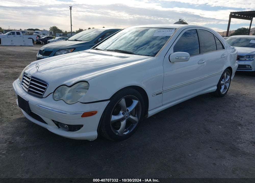 2006 MERCEDES-BENZ C 230 SPORT VIN: WDBRF52H76A889371