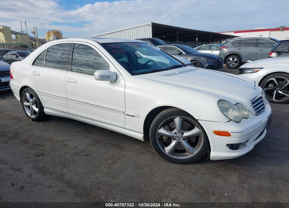 2006 MERCEDES-BENZ C 230 SPORT VIN: WDBRF52H76A889371