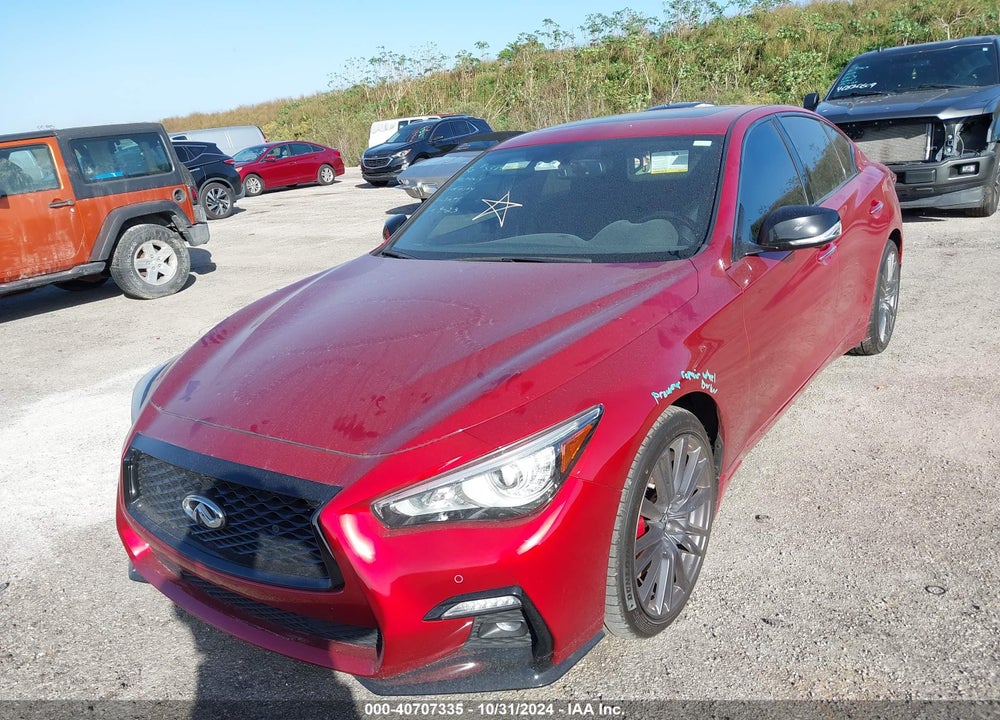 2023 INFINITI Q50 RED SPORT 400 VIN: JN1FV7DP8PM570068