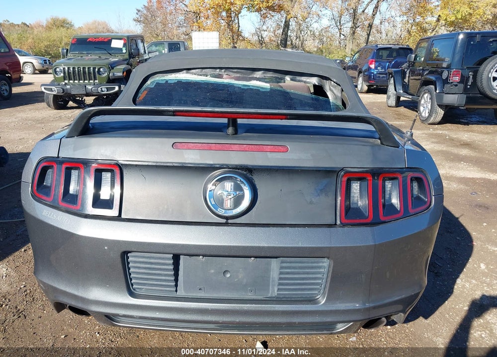 2013 FORD MUSTANG V6 VIN: 1ZVBP8EM4D5234419