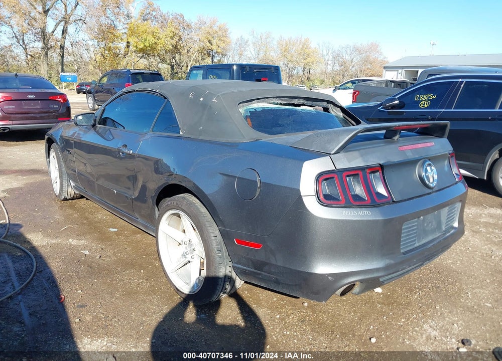 2013 FORD MUSTANG V6 VIN: 1ZVBP8EM4D5234419