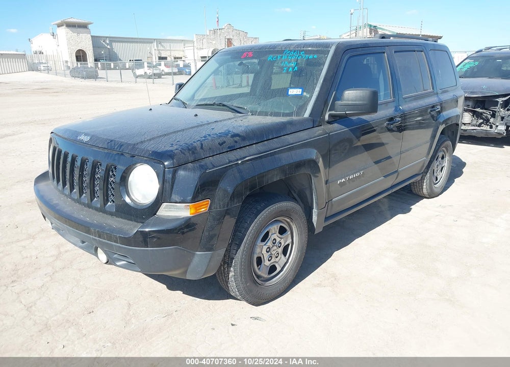2012 JEEP PATRIOT SPORT VIN: 1C4NJRBB8CD582884