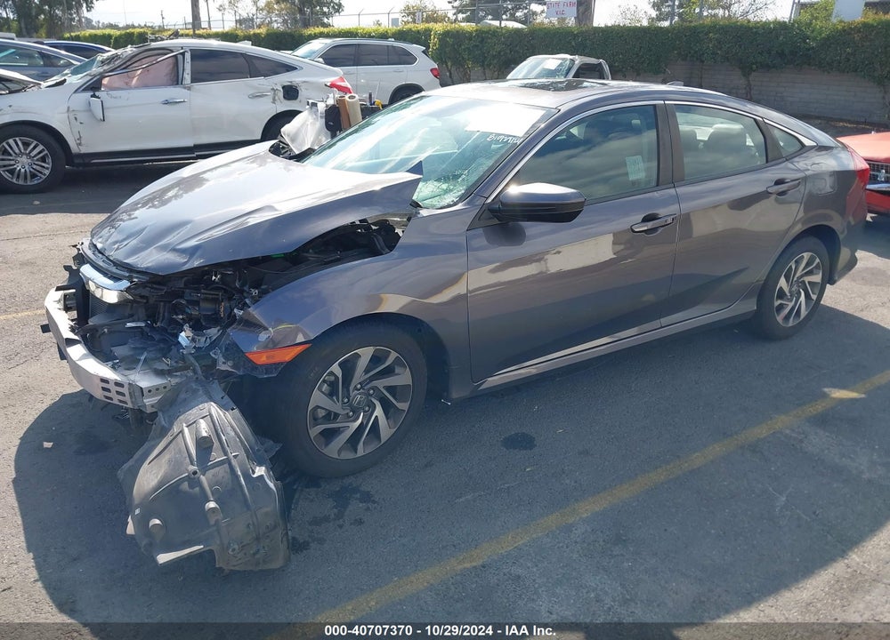 2018 HONDA CIVIC EX VIN: 2HGFC2F87JH544844