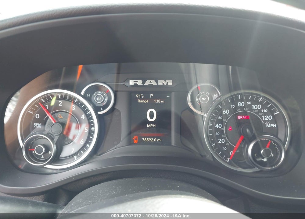 2019 RAM 1500 BIG HORN/LONE STAR 4X2 5'7 BOX VIN: 1C6RREFT4KN628653