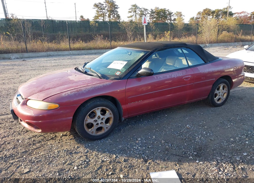 1998 CHRYSLER SEBRING JXI VIN: 3C3EL55H0WT309430