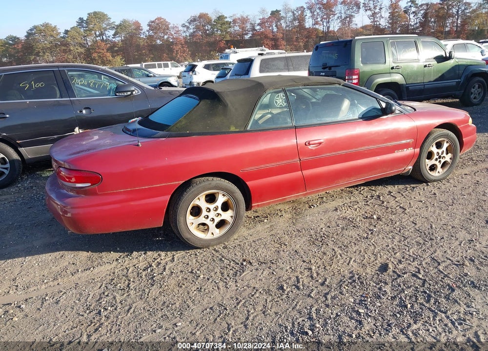 1998 CHRYSLER SEBRING JXI VIN: 3C3EL55H0WT309430