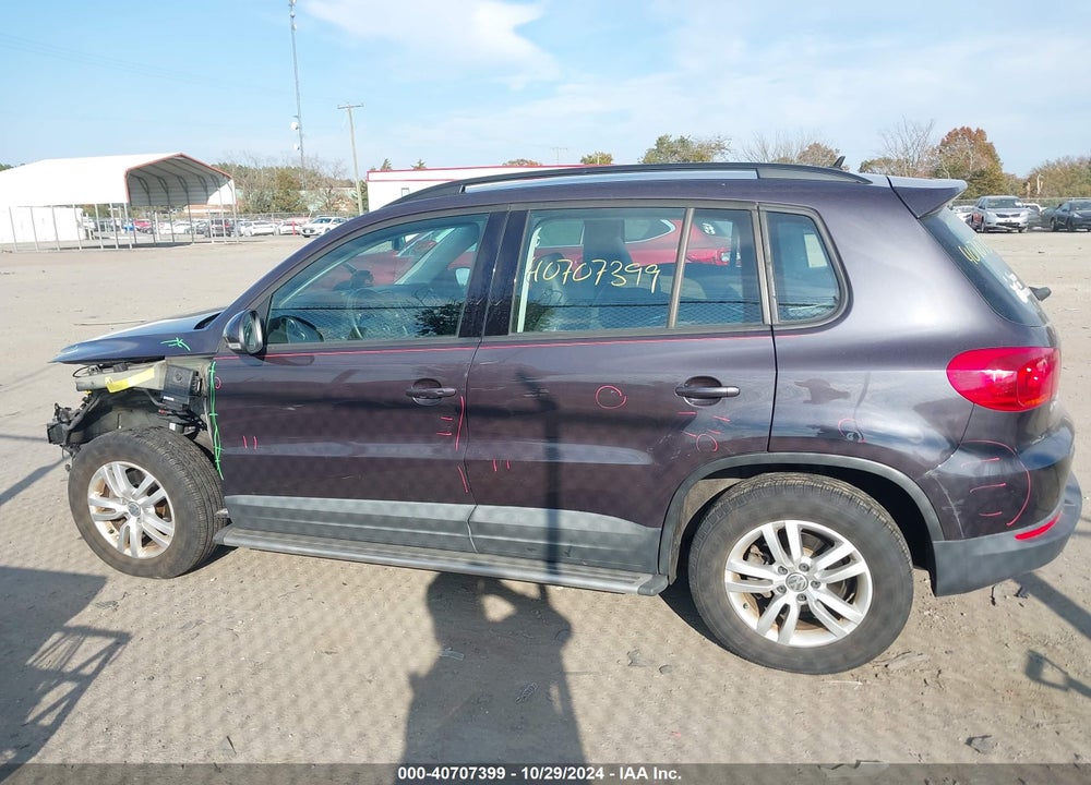 2016 VOLKSWAGEN TIGUAN S VIN: WVGAV7AX2GW604713