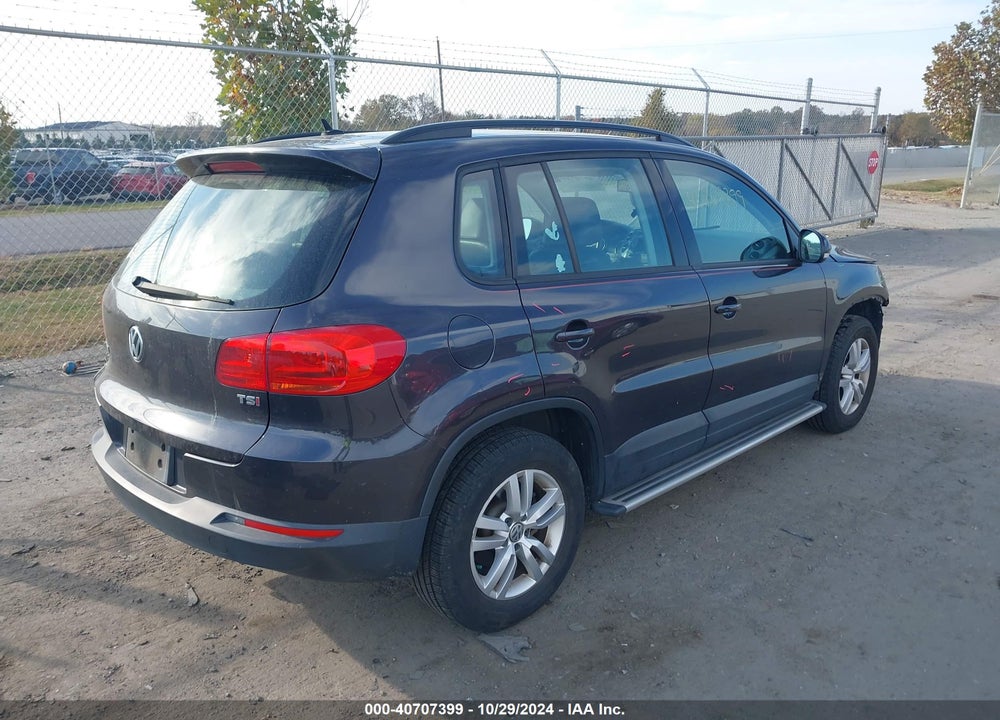 2016 VOLKSWAGEN TIGUAN S VIN: WVGAV7AX2GW604713