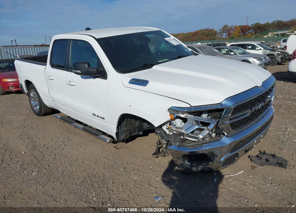 2022 RAM 1500 BIG HORN 4X4 6'4 BOX VIN: 1C6RRFBG8NN268662