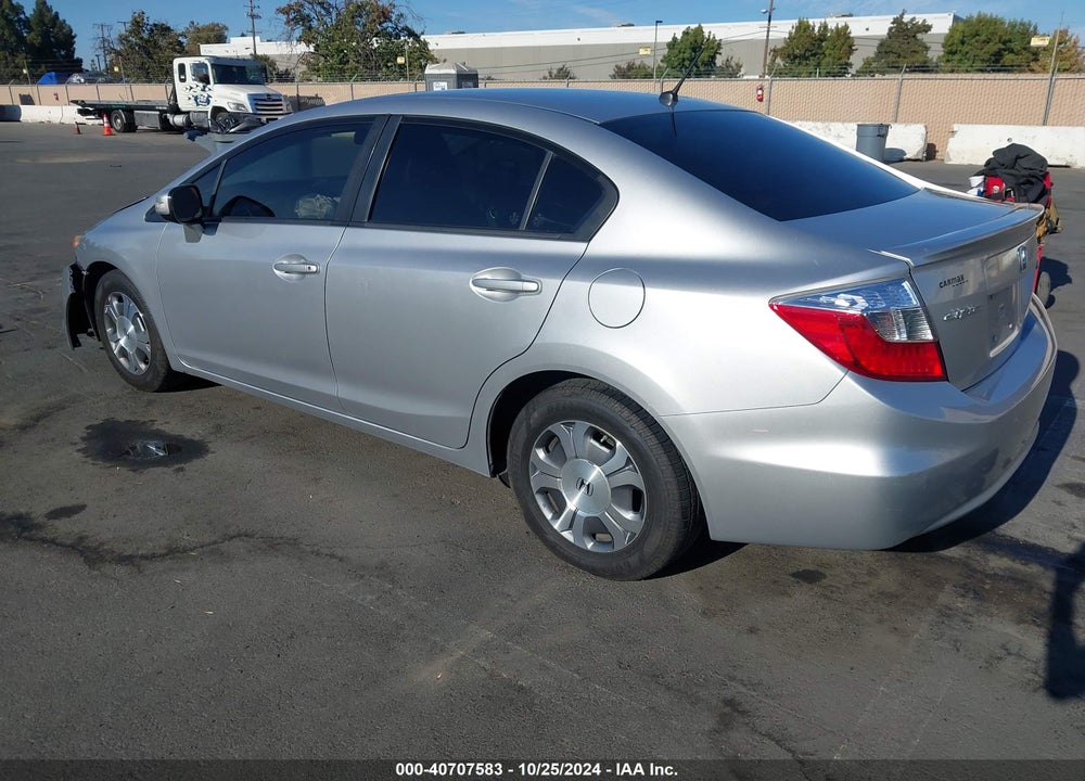 2012 HONDA CIVIC HYBRID VIN: JHMFB4F33CS002295
