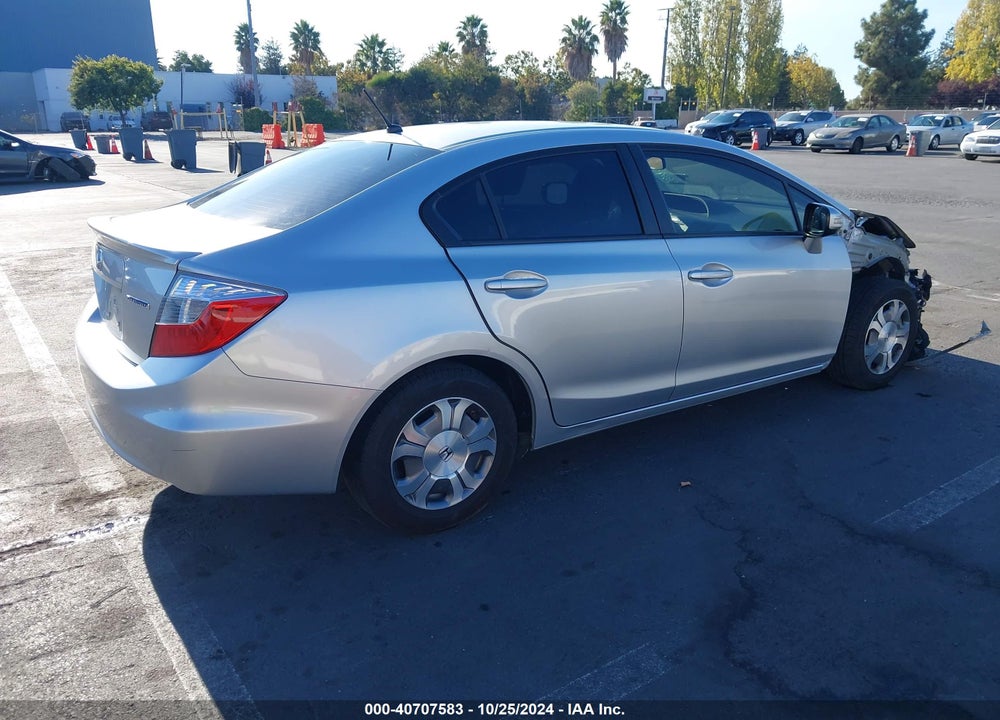 2012 HONDA CIVIC HYBRID VIN: JHMFB4F33CS002295