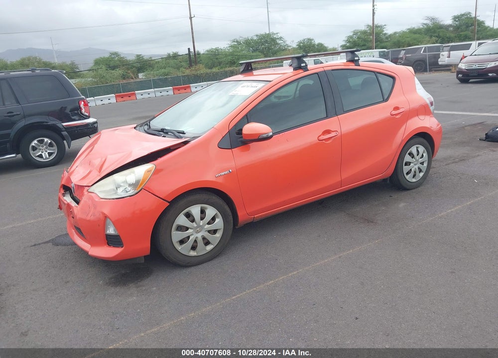 2012 TOYOTA PRIUS C FOUR/ONE/THREE/TWO VIN: JTDKDTB36C1013355
