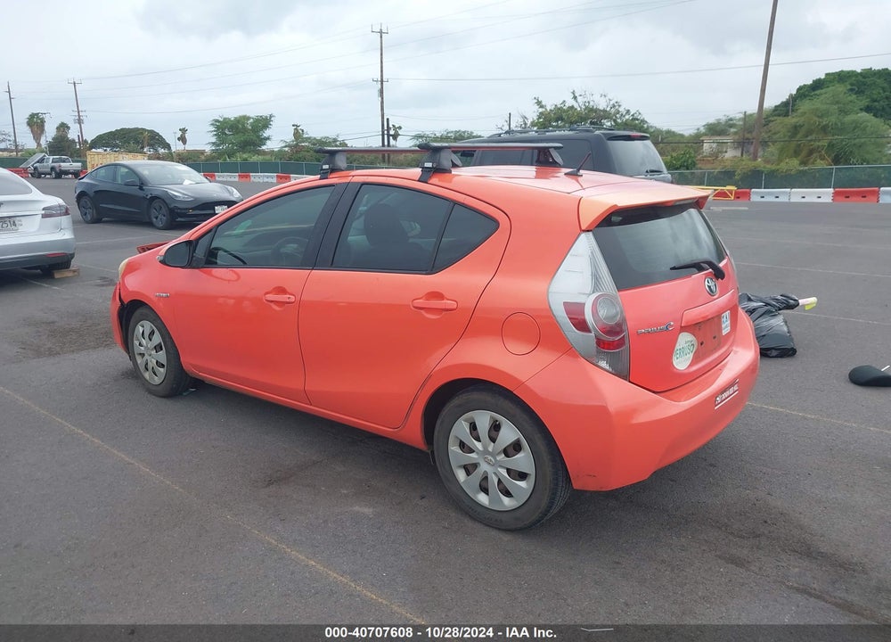 2012 TOYOTA PRIUS C FOUR/ONE/THREE/TWO VIN: JTDKDTB36C1013355