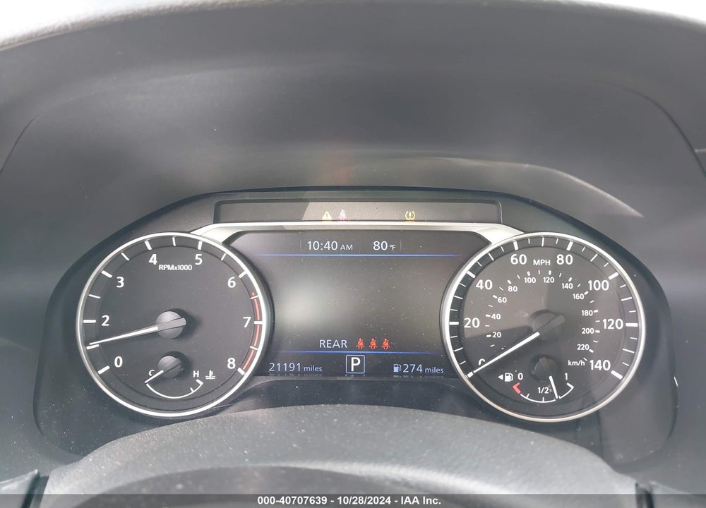 2024 NISSAN ALTIMA SV FWD VIN: 1N4BL4DV1RN383918