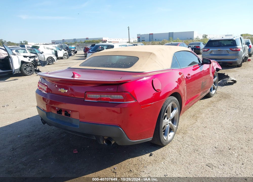 2014 CHEVROLET CAMARO VIN: 2G1FC3D35E9186938