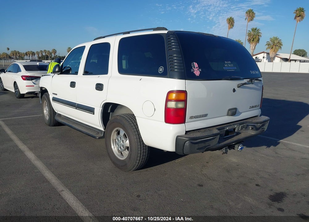 2003 CHEVROLET TAHOE LS VIN: 1GNEK13V13J292664