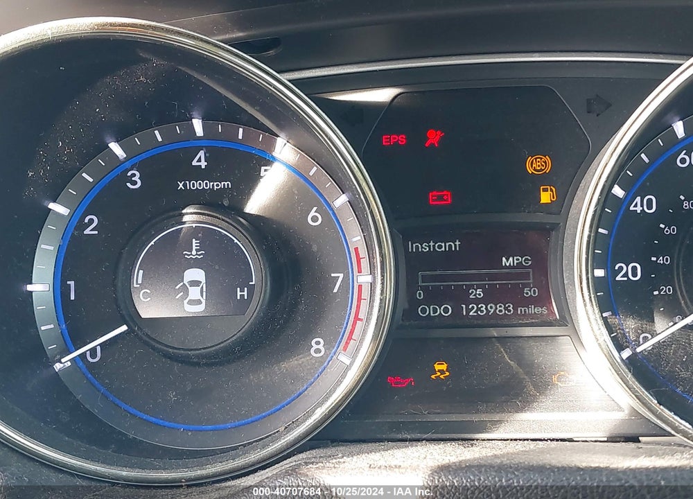 2013 HYUNDAI SONATA GLS VIN: 5NPEB4AC0DH550680