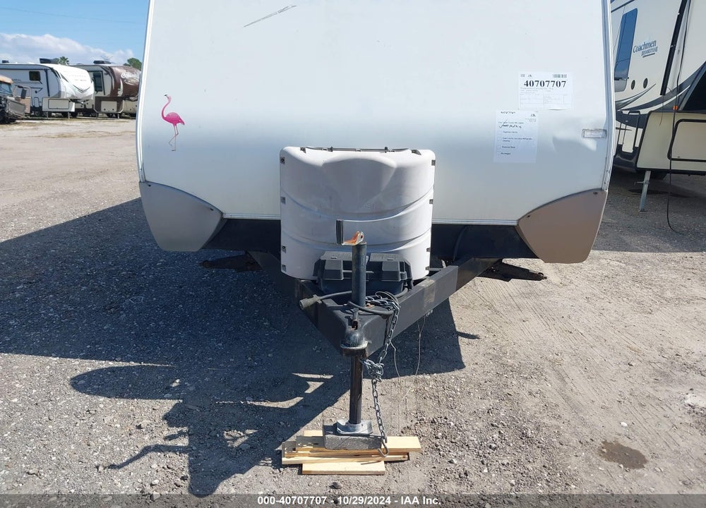 2007 FOREST RIVER TRAVEL TRAILER VIN: 4X4TSVF227L010934